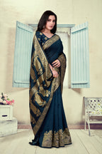 Vedant Vastram Litchi Silk Designer Banarasi Saree - Morpich - Distacart