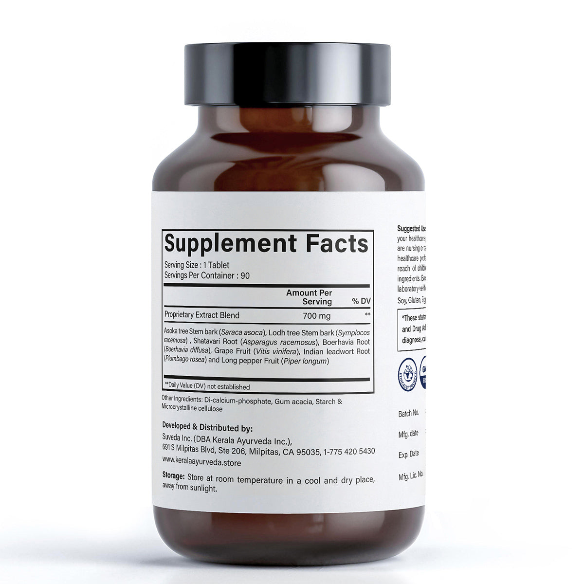 Kerala Ayurveda USA Menovin Tablets