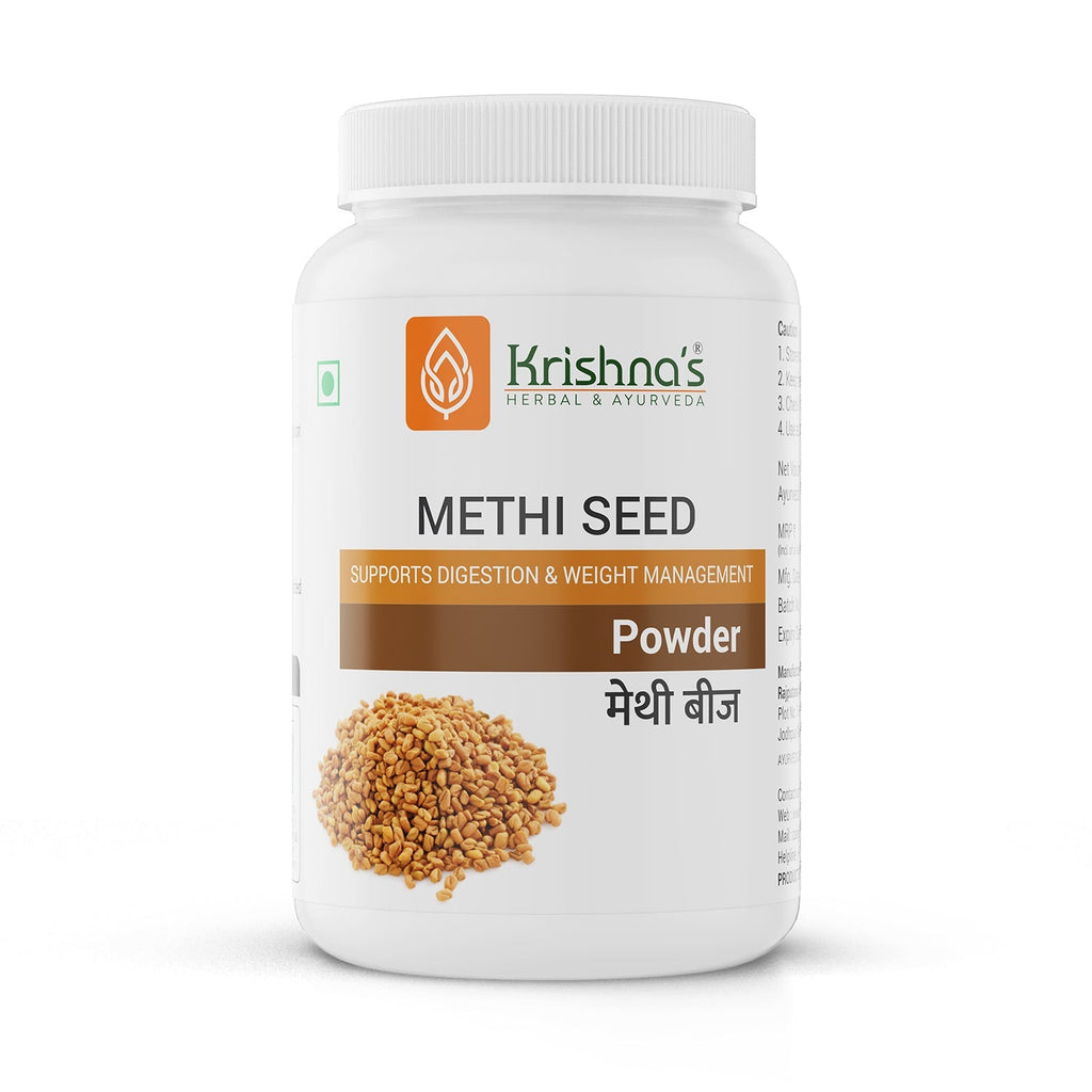 Krishna'S Herbal & Ayurveda Methi Seed Powder - Distacart