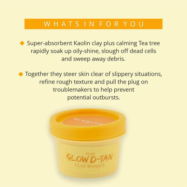 Glamveda Pure Glow D Tan Clay Masque