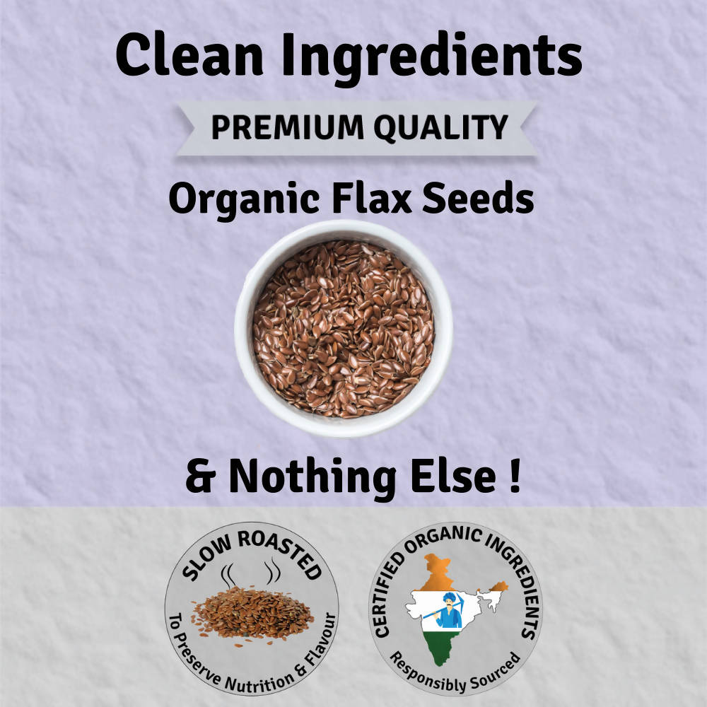 Jus Amazin Roasted Flax Seeds Superfood - Distacart