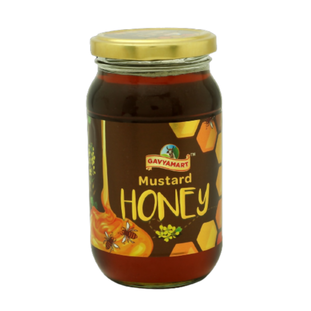Gavyamart Mustard Honey Raw and Unprocessed - Distacart