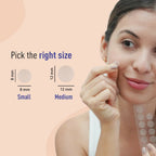 Sirona Anti Acne Pimple Patches For Face with 0.5% Salicylic Acid Invisible Facial Stickers Cover