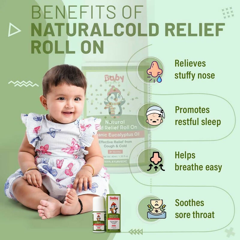 Babyorgano Natural Cold Relief Roll On - Distacart