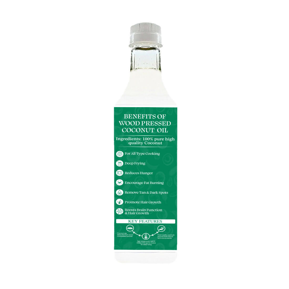 Dorjee Wellness Wood Pressed Coconut Oil - Distacart