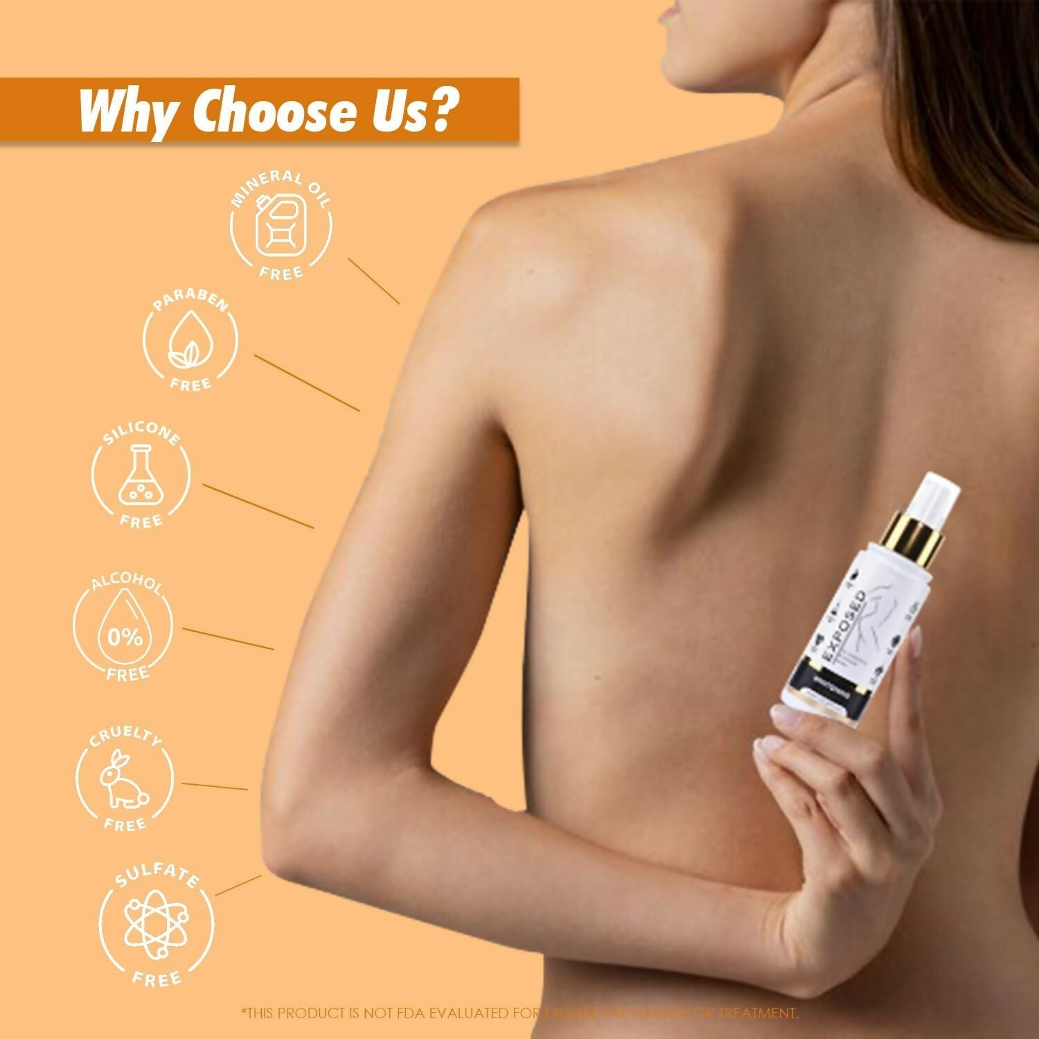 Exposed Whitening Cream For Intimate Areas Dark Underarms Elbows, Neck
