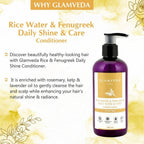 Glamveda Daily Shine Conditioner Rice Water & Fenugreek