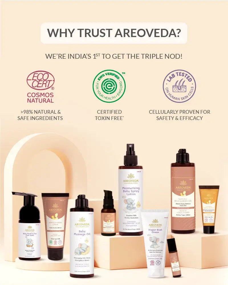 AreoVeda Mini Mom and Baby Oil Combo