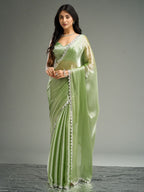 kasee Embellished Silk Blend Saree - Distacart