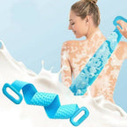 Favon Silicon Soft Cleaning Body Bath Belt Scrubber for Cleansing and Dead Skin Removal