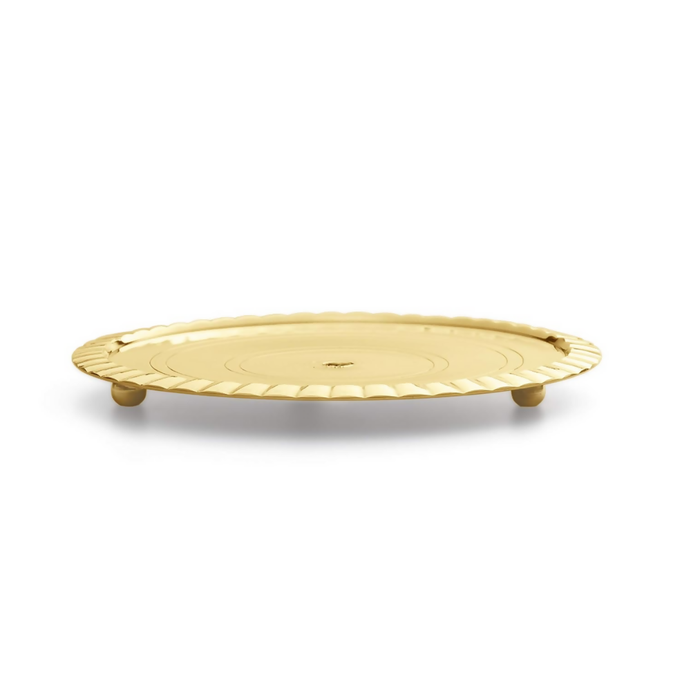 Borosil Akhand Diya (Large, Brass) - Distacart