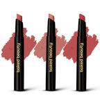 Baked Beauty My Crayon Mocha Talk Super Matte Lip Cream Lipsticks (Set of 3)