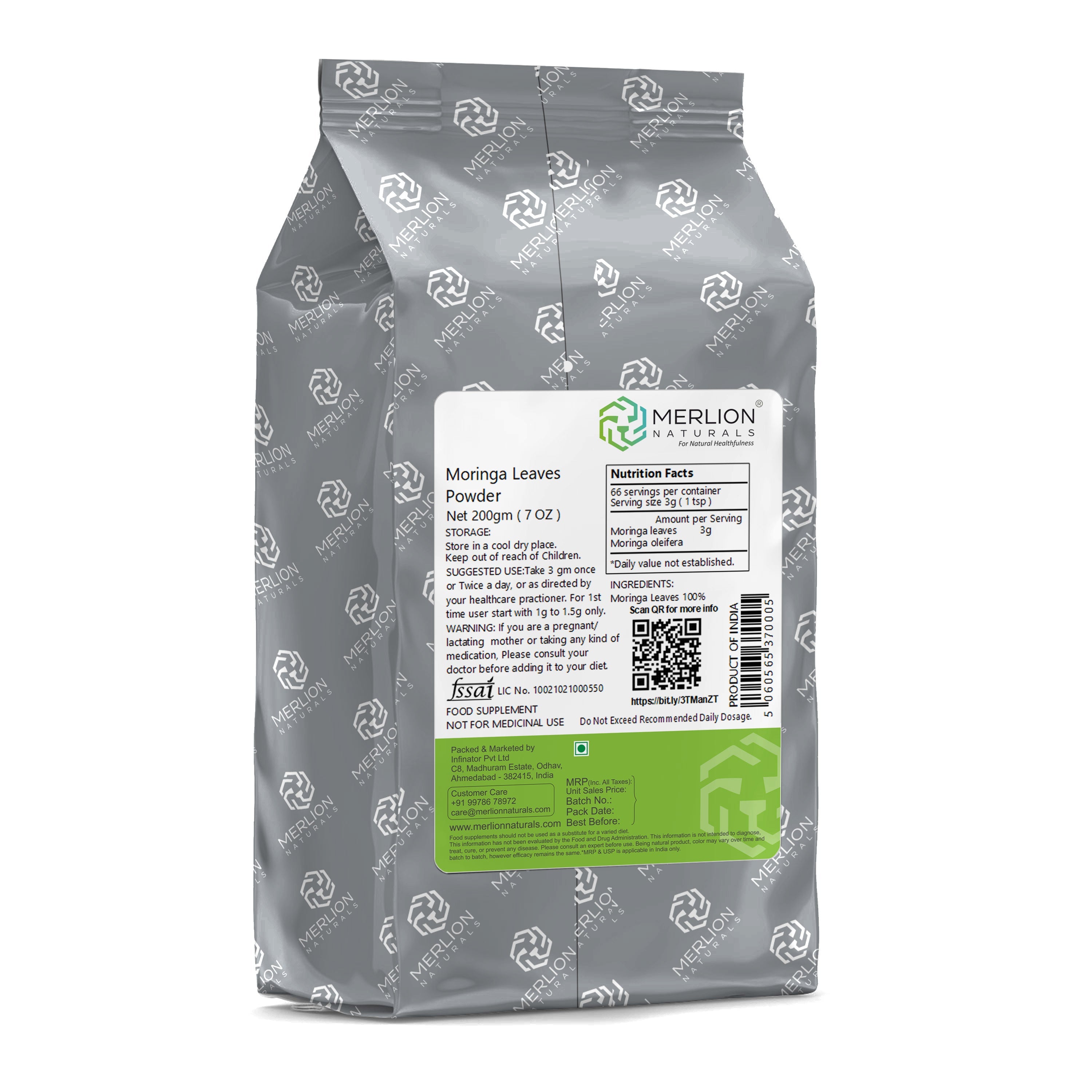 Merlion Naturals Moringa Leaves Powder - Distacart