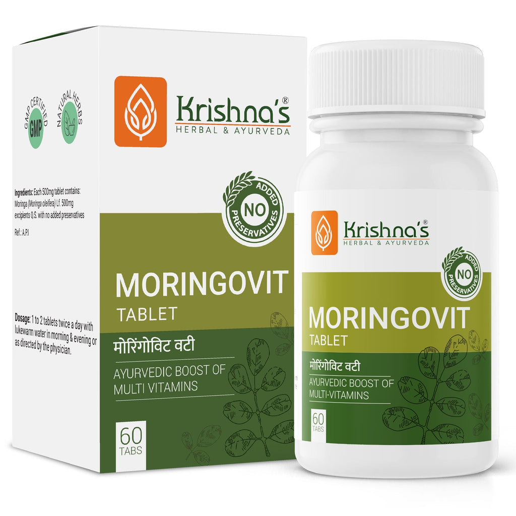 Krishna'S Herbal & Ayurveda Moringovit Tablets - Distacart