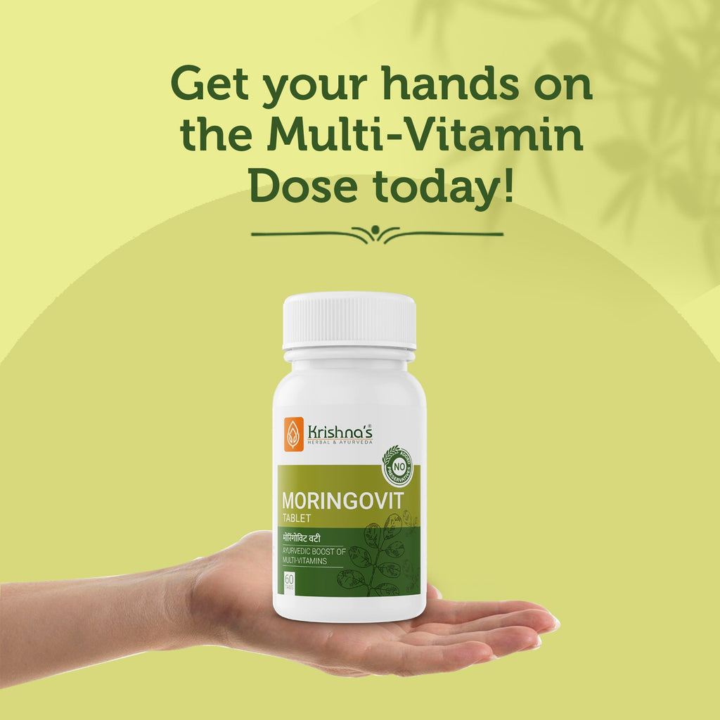Krishna'S Herbal & Ayurveda Moringovit Tablets - Distacart