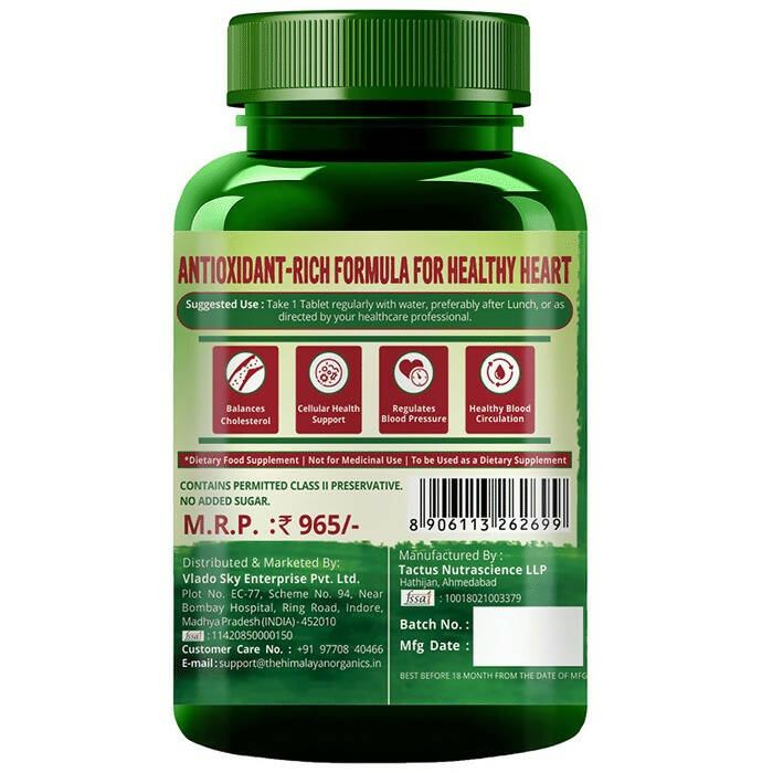 Himalayan Organics Heart Care CoQ10 Tablets - Distacart