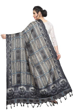 Vamika Trending Navy Printed Khadi Bhagalpuri Dupatta