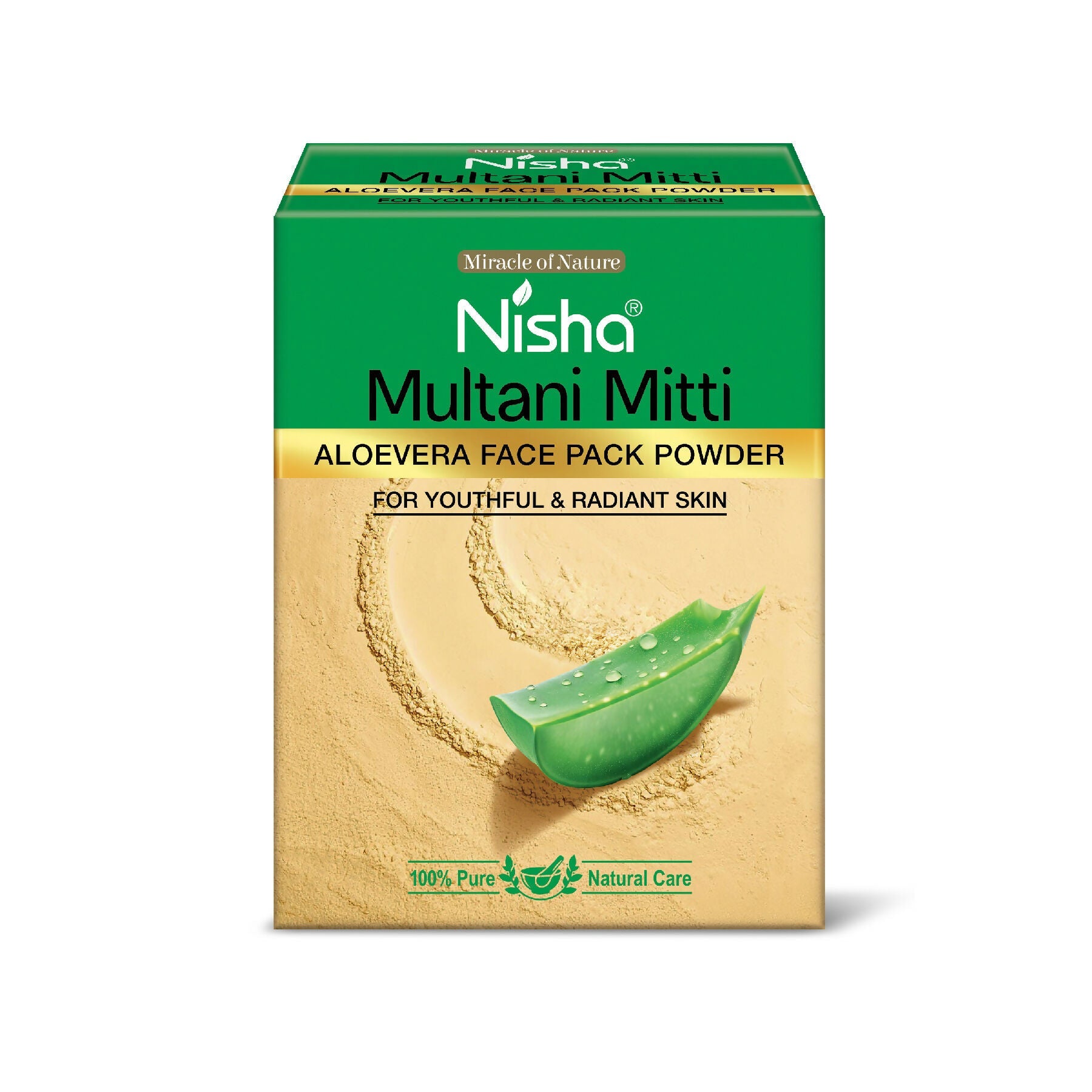 Nisha Aloevera Multani Mitti for Face|Skin Brightening Face Pack