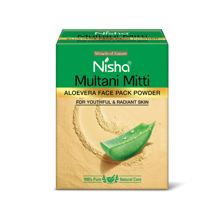 Nisha Aloevera Multani Mitti for Face|Skin Brightening Face Pack