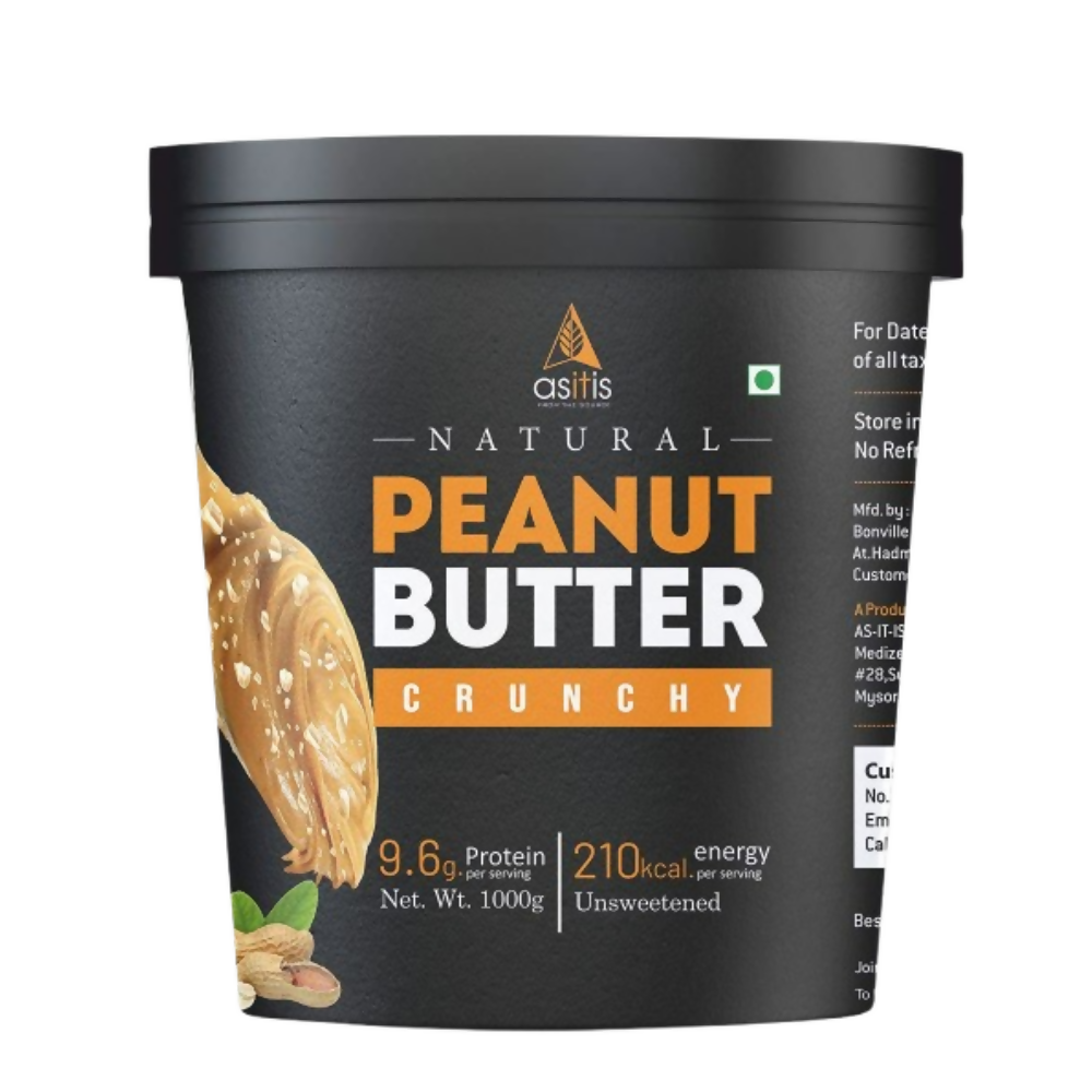 As-It-Is Nutrition Peanut Butter (Natural and Unsweetened) - Distacart