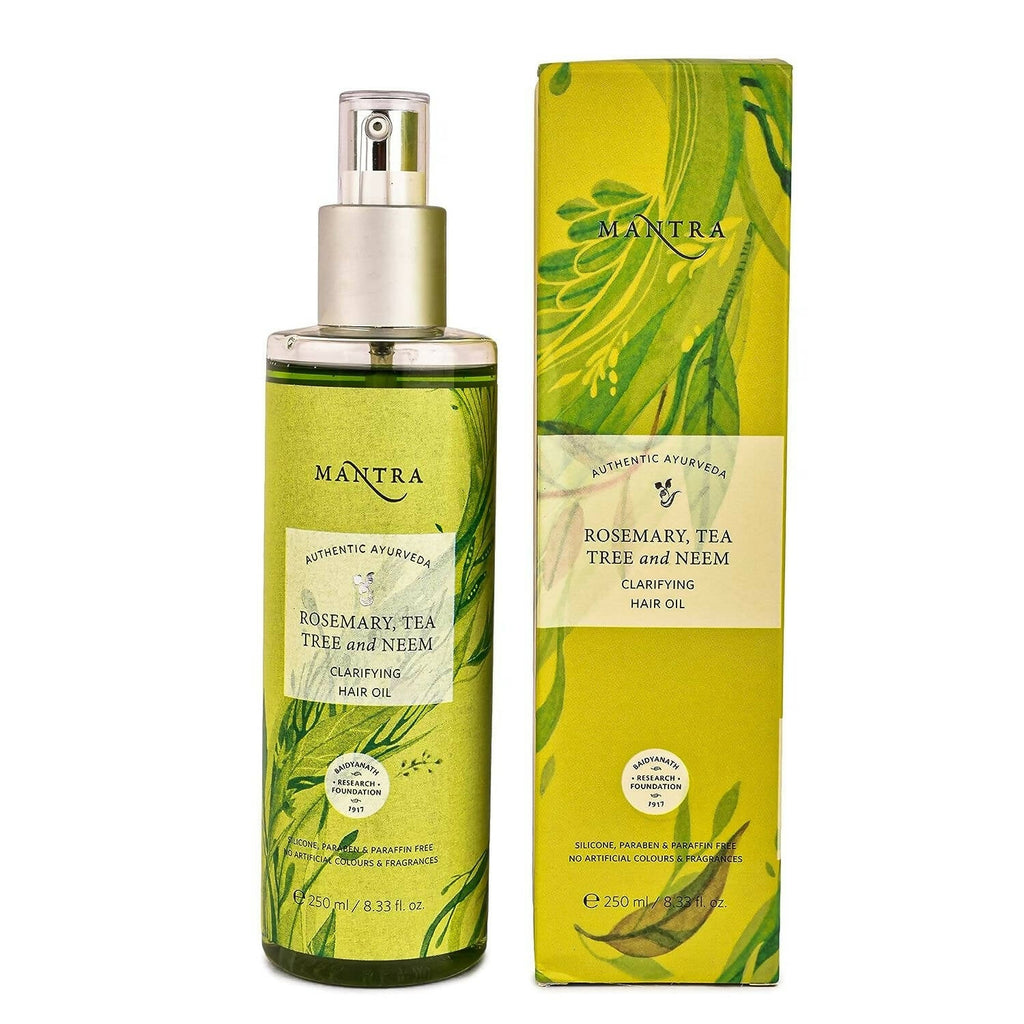 Mantra Herbal Rosemary, Tea Tree and Neem Clarifying Hair Oil