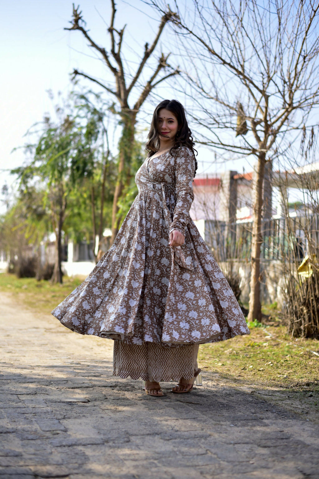Aayaa Pure Cotton Silk Suit With Heavy Digital Print - Multi Color - Distacart