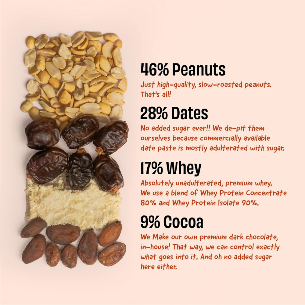 The Whole Truth High Protein Peanut Cocoa Protein Bar - Distacart