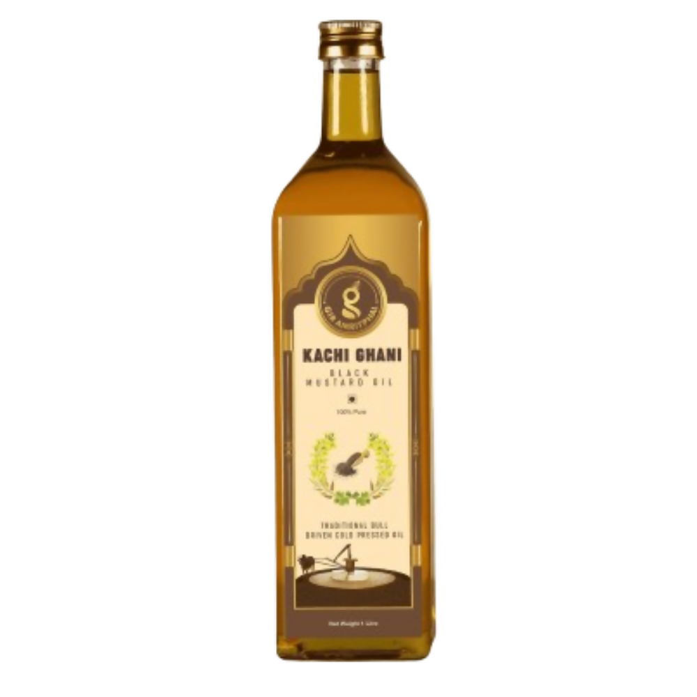 Giramritphal Kachi Ghani Cold Pressed Black Mustard Oil