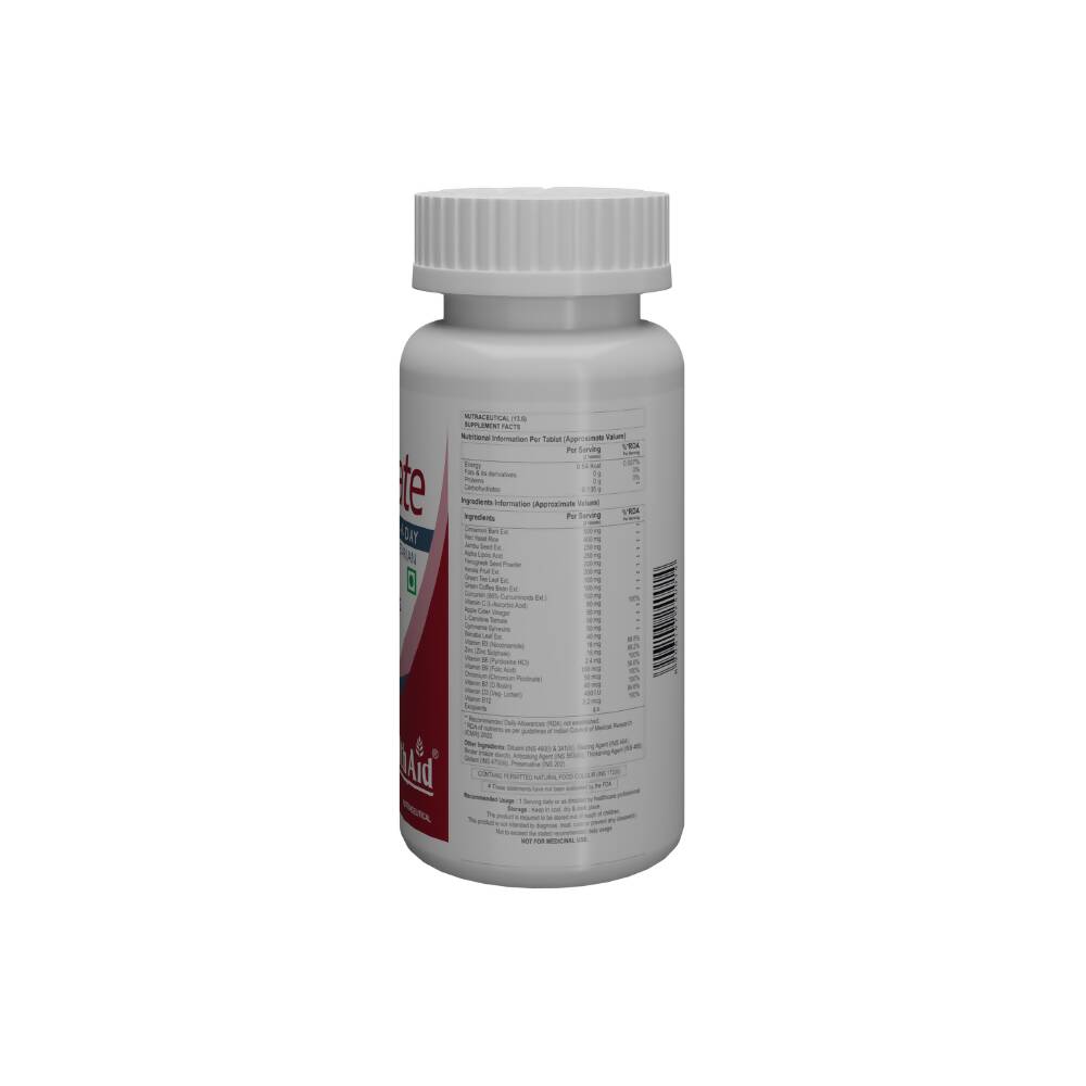HealthAid GlucoBate Tablets - Distacart