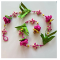 Shuddh Natural Hand Made Palm Leaf Fish & Lotus Hanging - Distacart