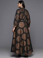 Ahalyaa Women's Traditional wear Ethnic Dress - Black - Distacart