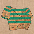 Vedant Vastram Green Color Banarasi Silk Saree - Green