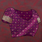 Vedant Vastram Pink Color Kanjeevaram Patola Silk Saree - Pink