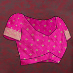 Vedant Vastram Violet Color Kanjeevaram Patola Silk Saree - Violet