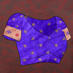 Vedant Vastram Royal Blue Color Paithani Silk Saree - Royal Blue