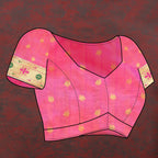 Vedant Vastram Pink Color Paithani Silk Saree - Pink