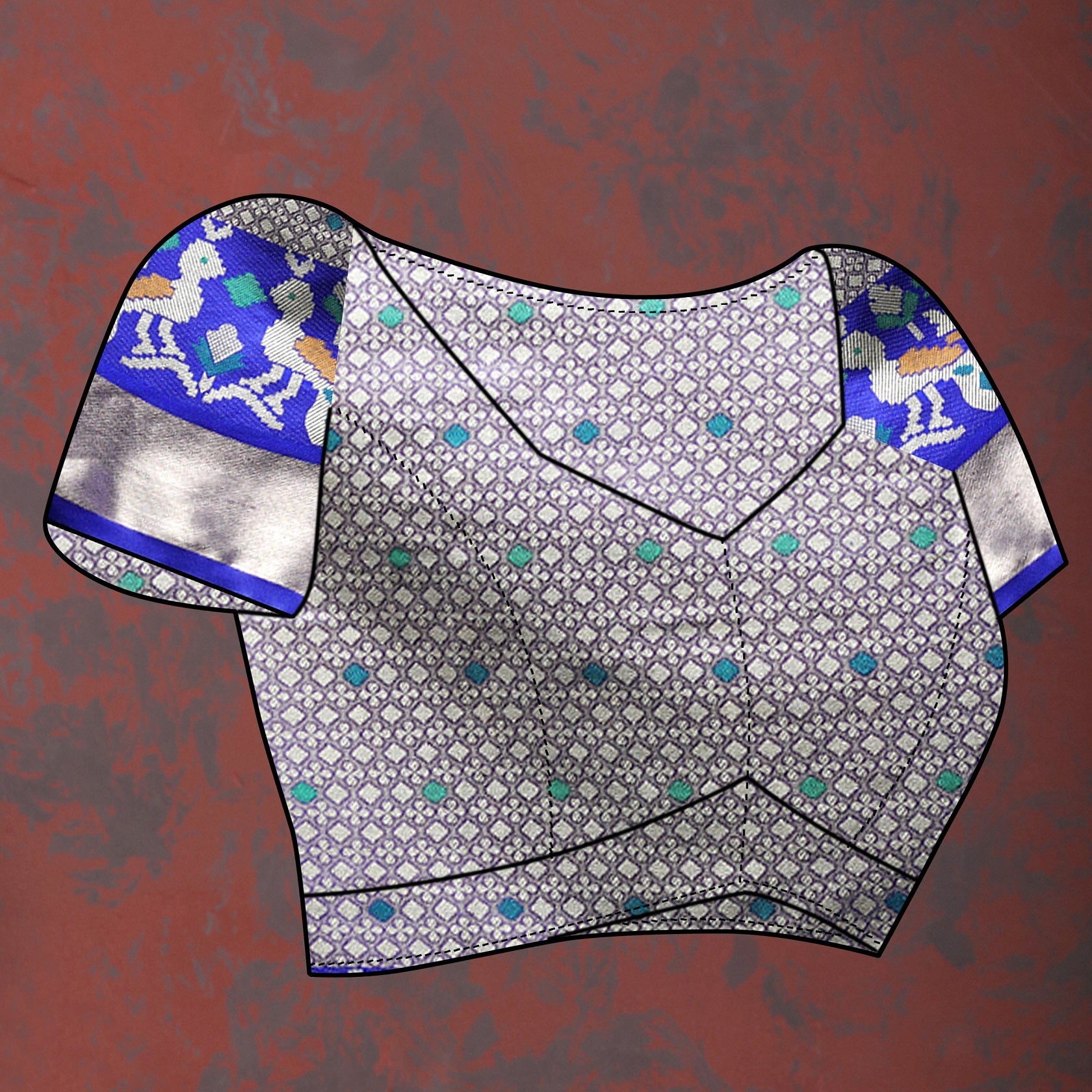 Vedant Vastram Rani Pink Color Kanjeevaram Patola Silk Saree - Rani Pink