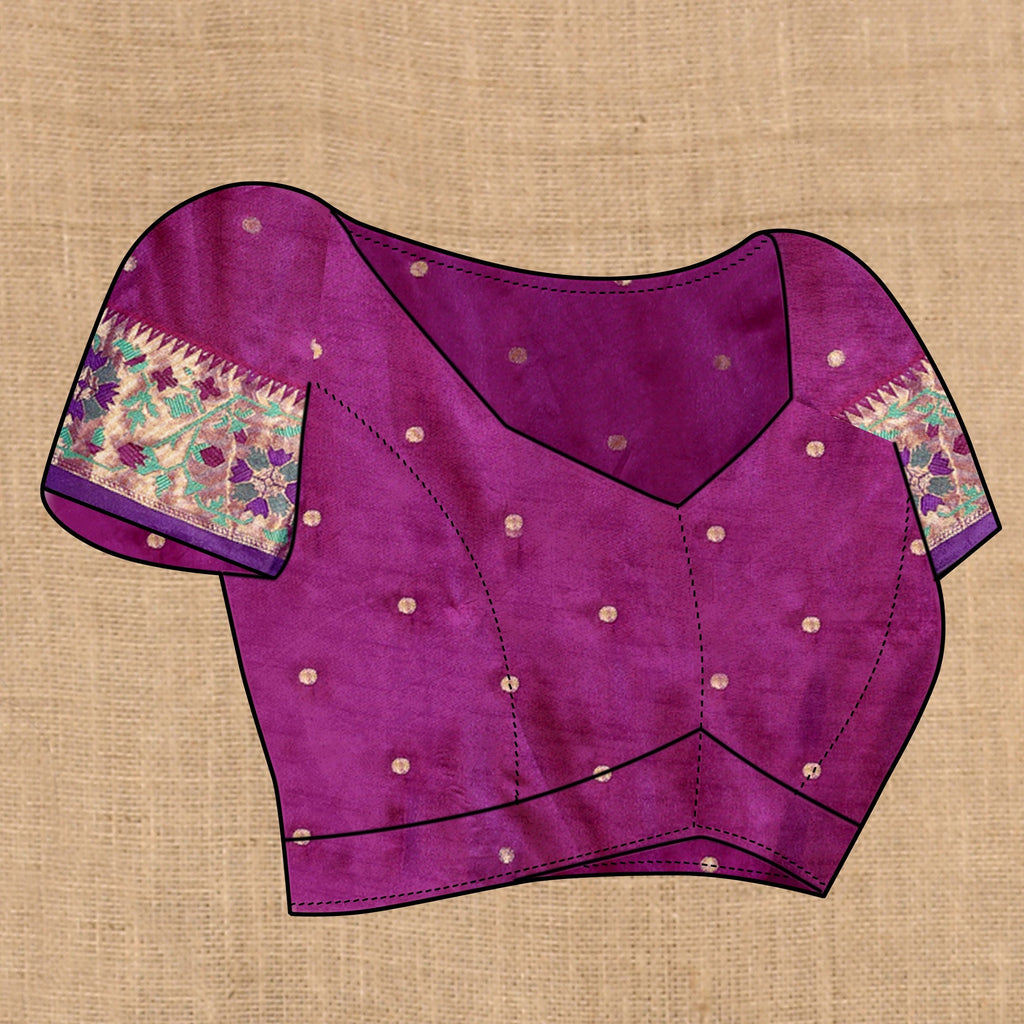 Vedant Vastram Pink Color Paithani Silk Saree - Pink