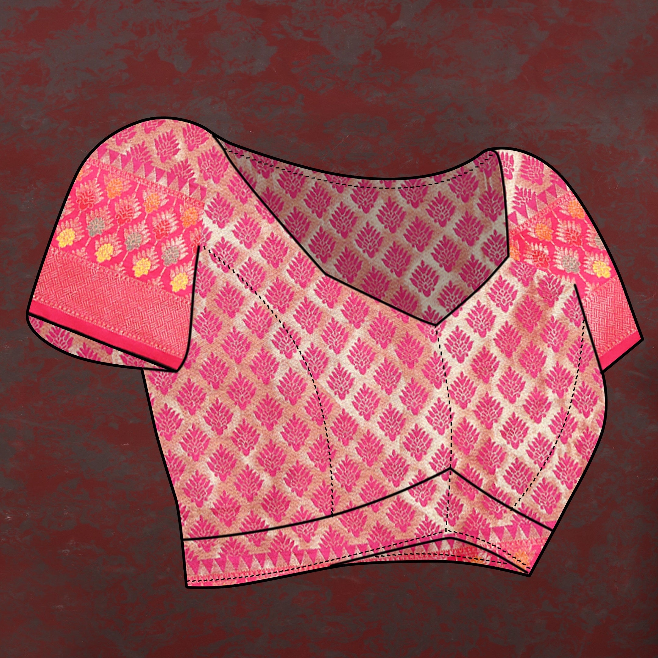 Vedant Vastram Baby Pink Color Kanjeevaram Organza Silk Saree - Baby Pink
