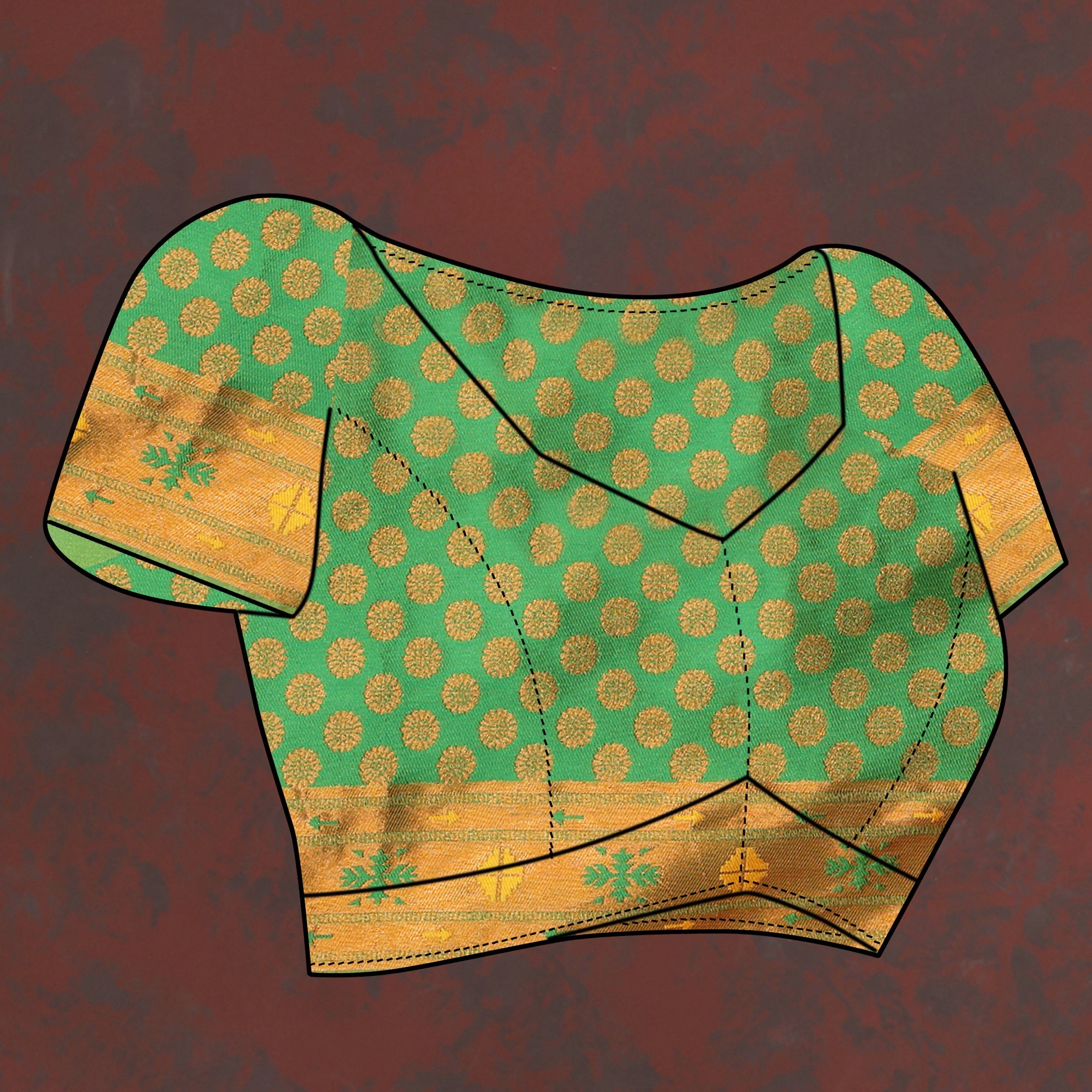 Vedant Vastram Mustard Color Paithani Silk Saree - Mustard