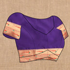 Vedant Vastram Violet Color Paithani Silk Saree - Violet - Distacart