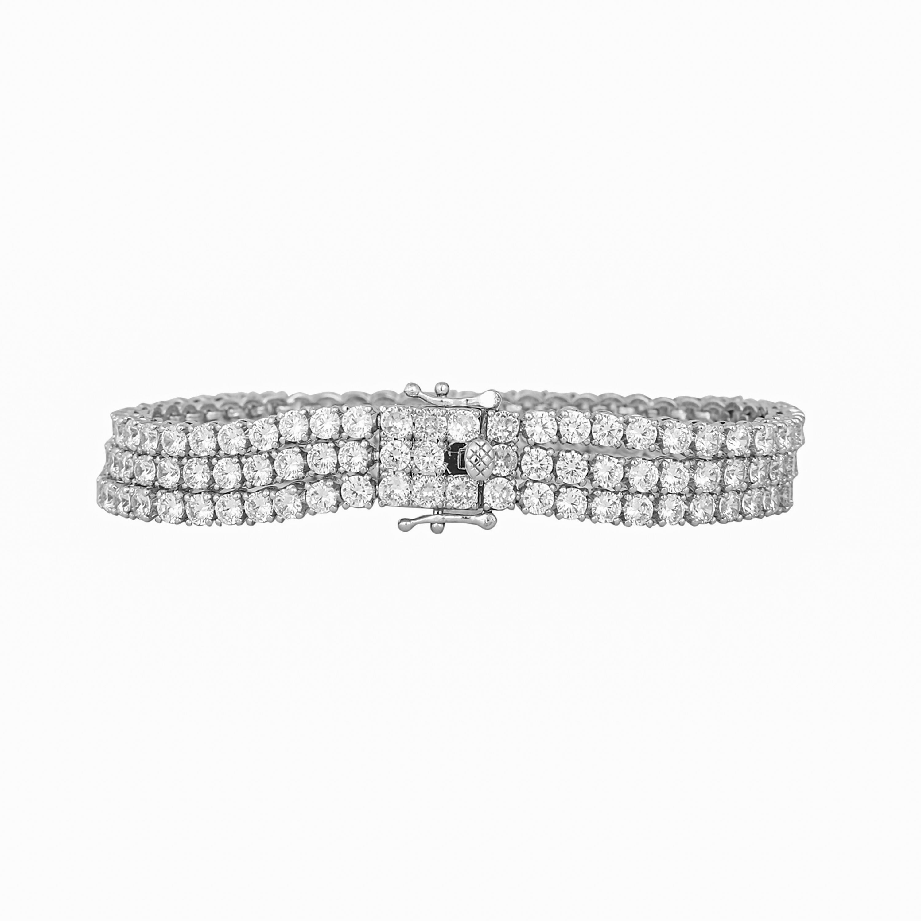 Nuyug TriSparkle Anti Tarnish Diamond Bracelet - Distacart