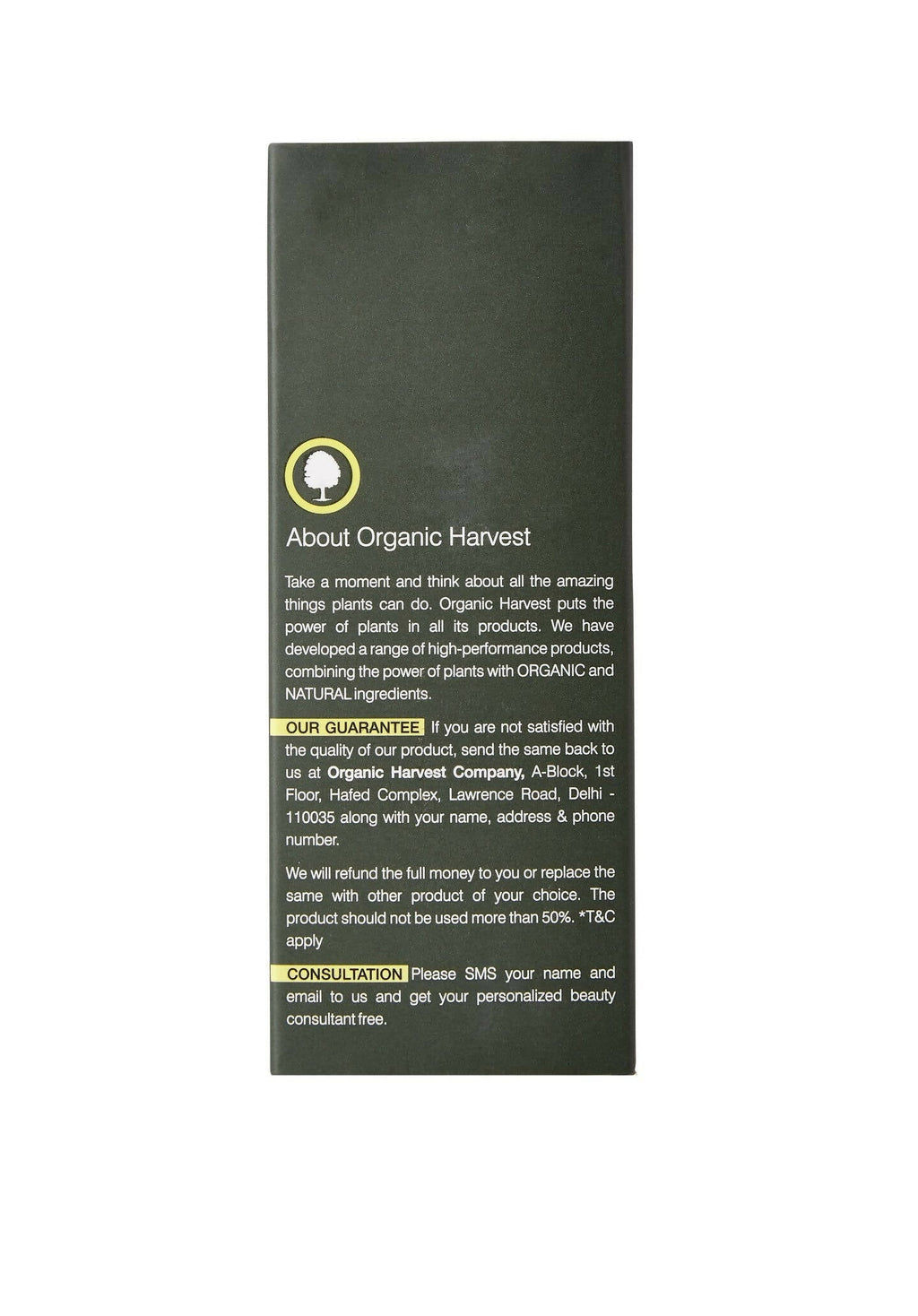 Organic Harvest Under Eye Gel