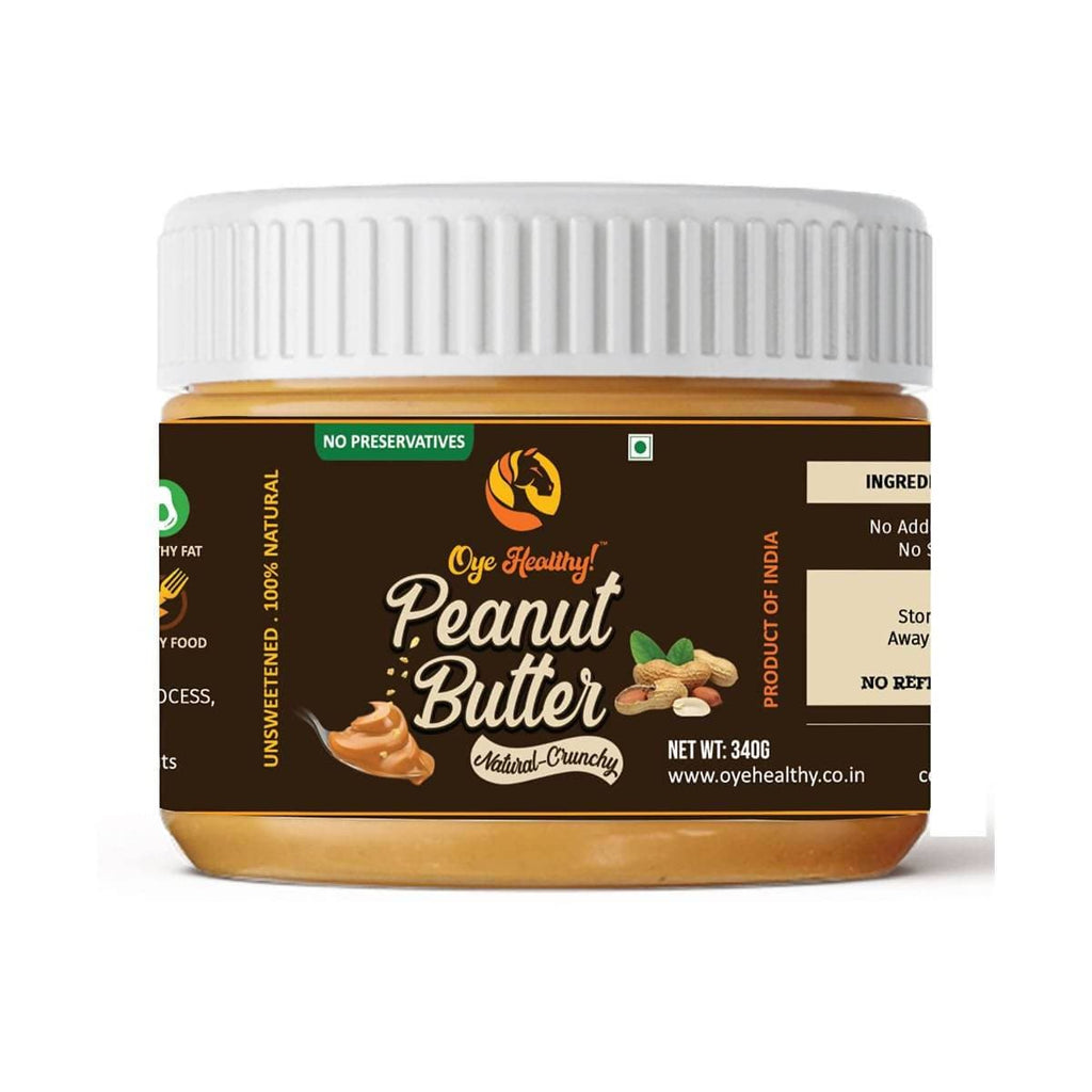 Oye Healthy Peanut Butter Natural Crunchy - Combo (850gm+340gm)