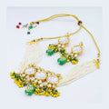 Joban Fashion Multicolor Kundan Work Necklace Set