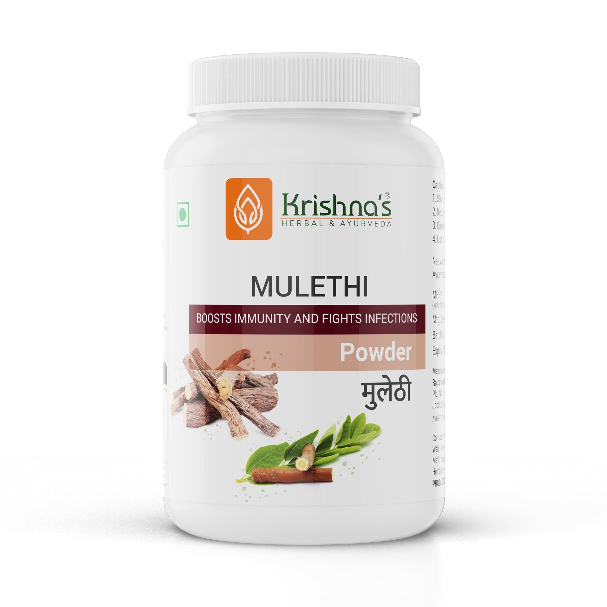 Krishna'S Herbal & Ayurveda Mulethi Powder - Distacart