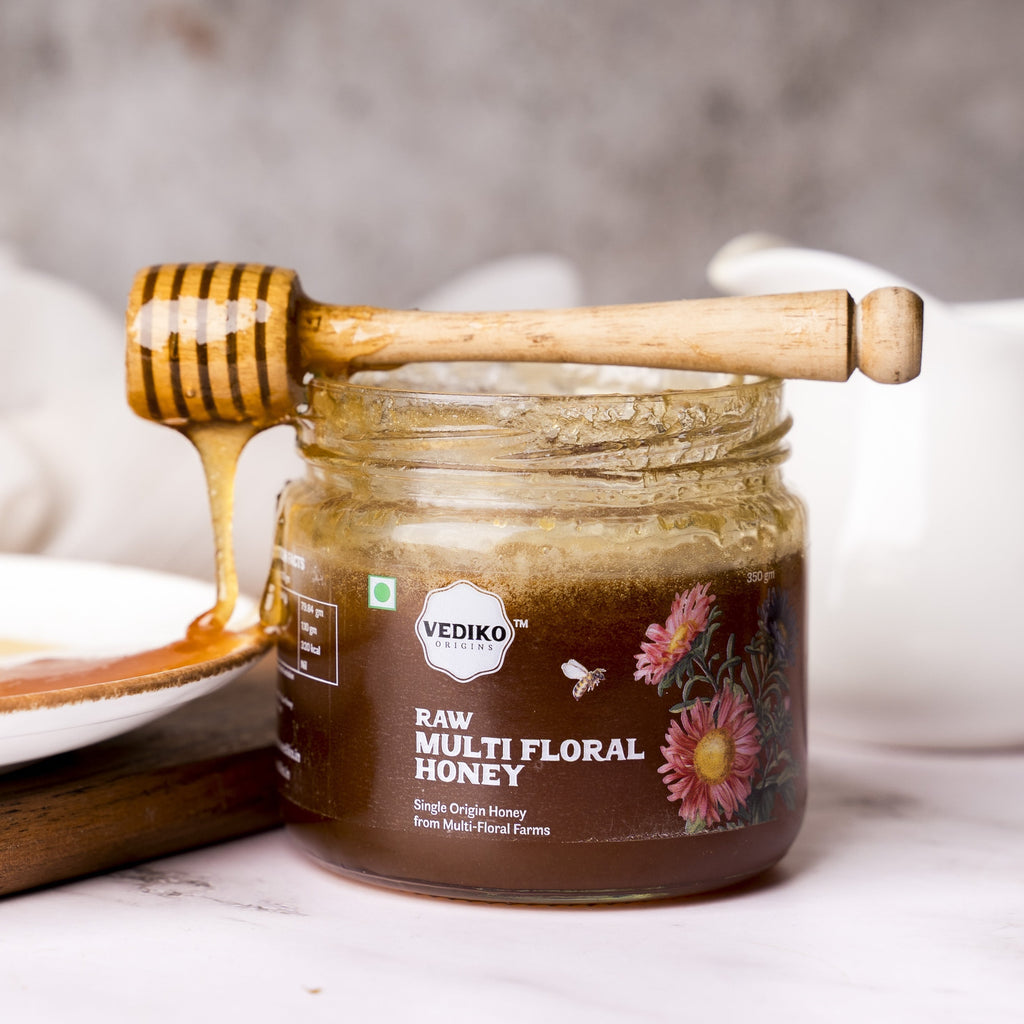 Vediko Origins Raw Multi Floral Honey - Distacart