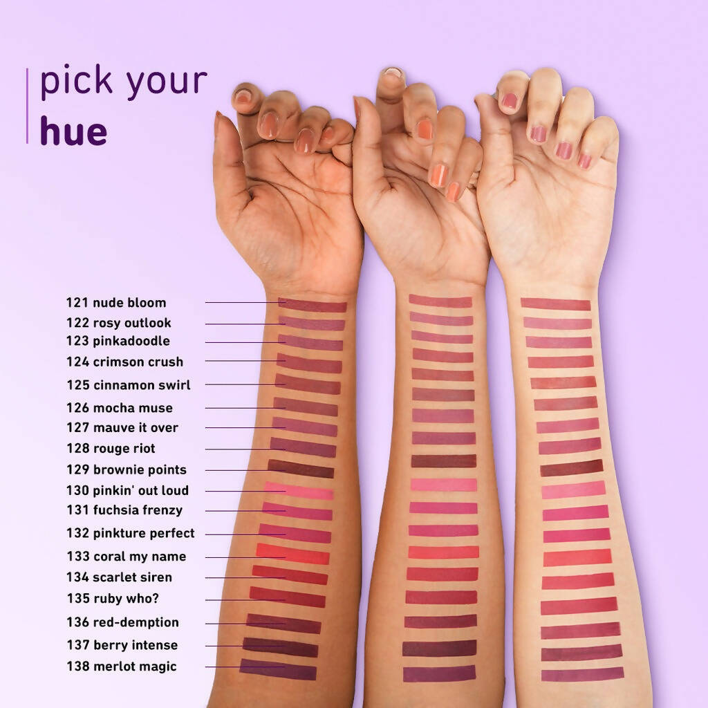 Plum Butter Crème Matte Lipstick Scarlet Siren - 134 (True Red)
