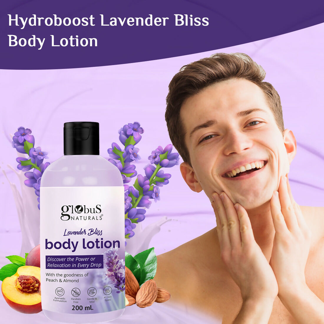 Globus Naturals Lavender Bliss Body Lotion - Distacart