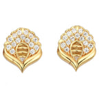 AanyaCentric Gold-Polished Mangalsutra with Pendant, 2 Pair Earrings